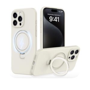 Magnetic Case for iPhone 15 Pro Max 6.1" with Invisible Stand, 24D-166PH002